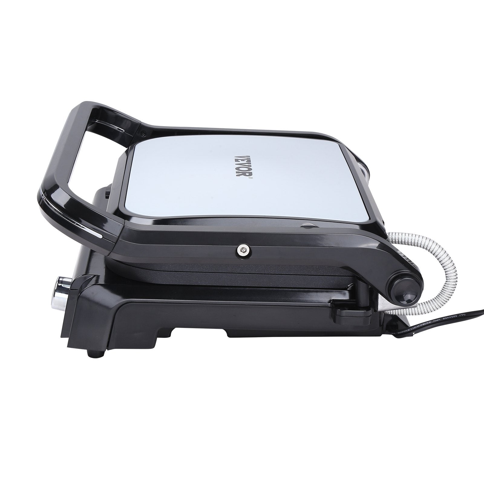 VEVOR 7 IN 1 Commercial Electric Griddle, 14.4" 1800W Indoor Countertop Grill, Stainless Steel Restaurant Teppanyaki Grill with Non Stick Iron Cooking Plate, 0-446? Adjustable Temp Control 110V 