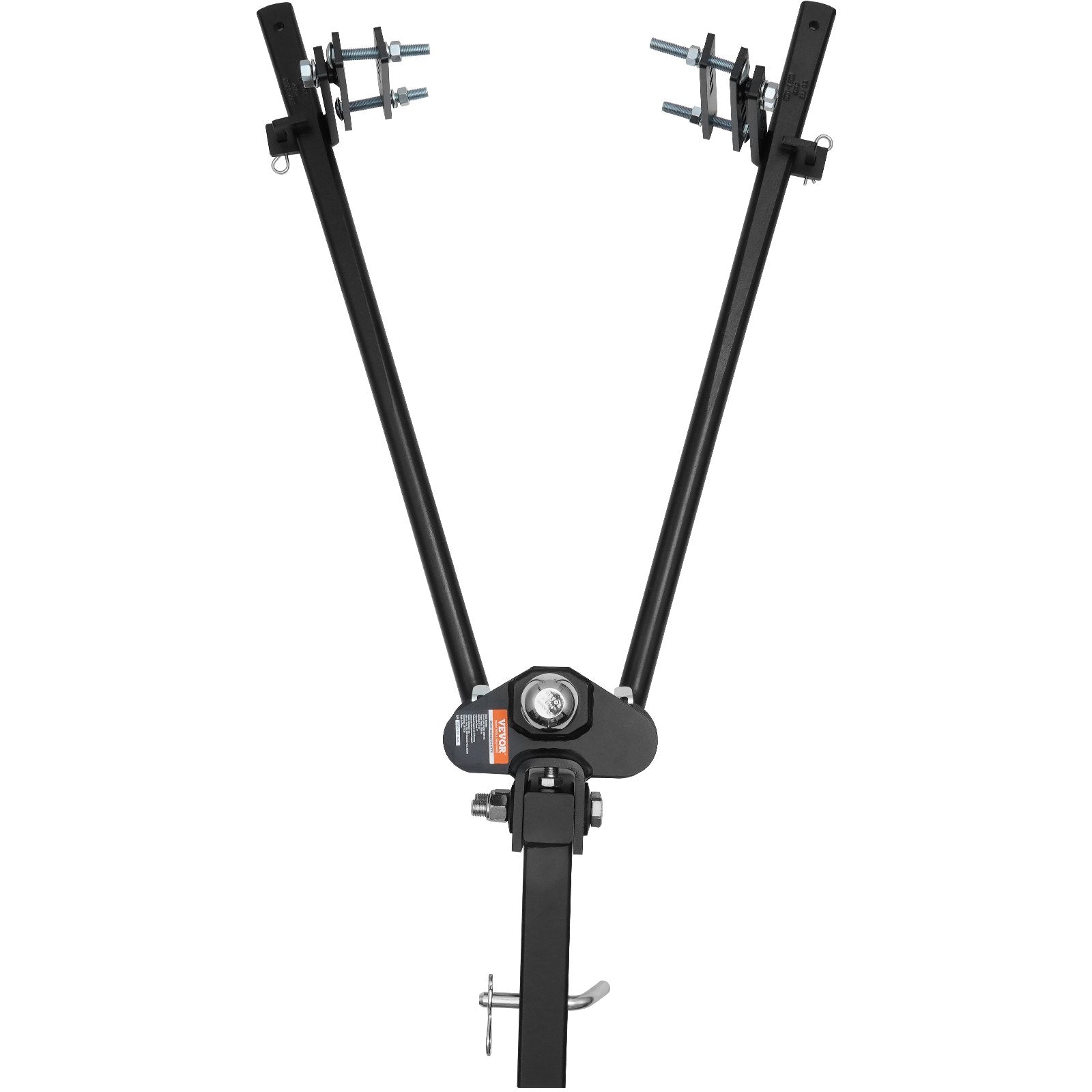 VEVOR Weight Distribution Hitch, 1,000 lbs Weight Distributing Hitches Kit with Sway Control for Trailer, 2-In Solid Steel Shank, 2-5/16 in Alloy Steel Ball, Powder Coated Load Leveling Hitch, Black 