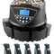 VEVOR USD Coin Sorter with Screen Display Holds up to 2000 Coins 5 Coin Tubes