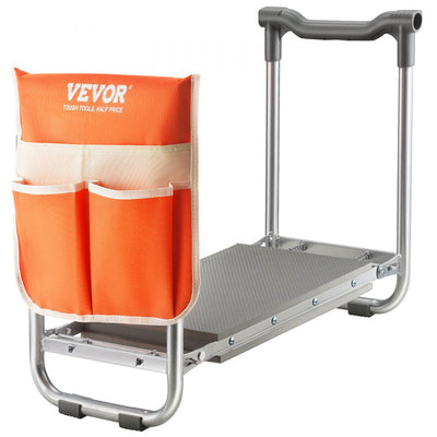 VEVOR Garden Kneeler and Seat, 10" EVA Wide Pad, 330 lbs Load Capacity Foldable Garden Stool, Kneeling Bench for Gardening with Tool Bag, Gifts for Women, Grandparents, Seniors, Mom and Dad 