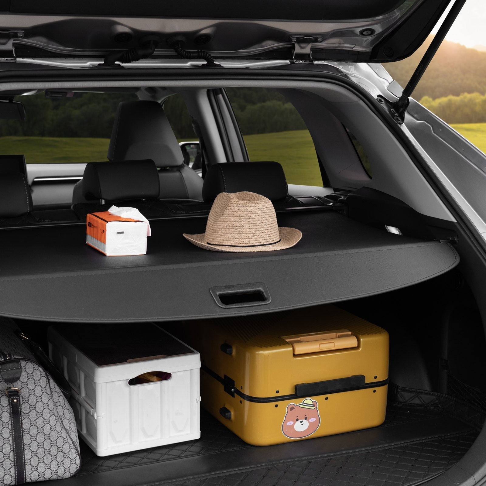 VEVOR Retractable Cargo Cover for Toyota RAV4 2019-2024 Upgrade Rear Trunk Cover 