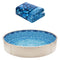 VEVOR Round Pool Liner 21ft Unibead Style Pool Liner 52in Wall Height