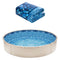 VEVOR Round Pool Liner 30ft Unibead Style Pool Liner 52in Wall Height