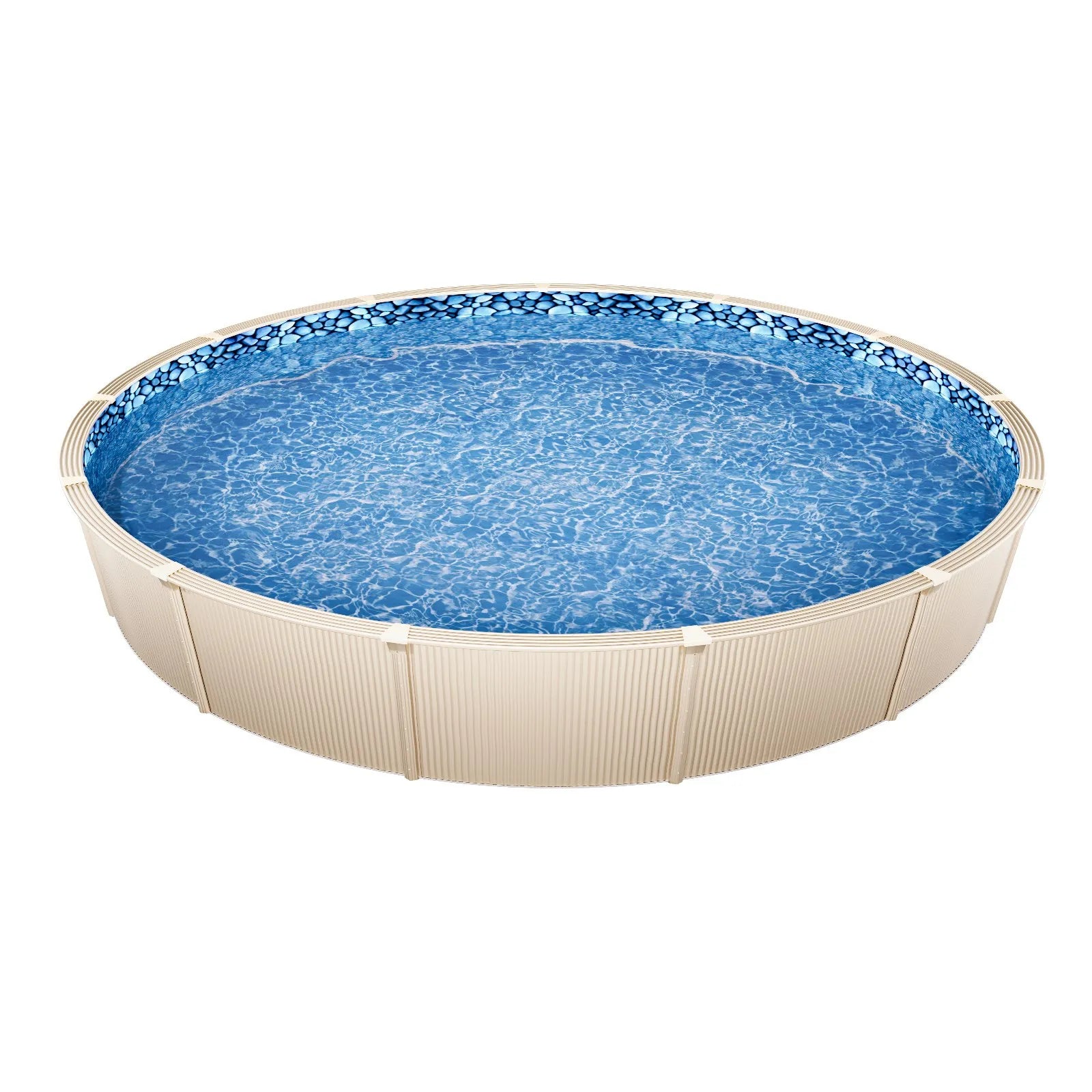 VEVOR Round Pool Liner 8ft Overlap Style Pool Liner 54in Wall Height