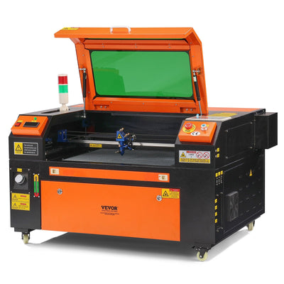 VEVOR 60W CO2 Laser Engraver, 16 x 24 in, 19.7 IPS Laser Cutter Machine with 2-Way Pass Air Assist, Compatible with LightBurn, CorelDRAW, AutoCAD, Windows, Mac OS, Linux, for Wood Acrylic Fabric More 