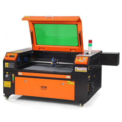 VEVOR 80W CO2 Laser Engraver, 20 x 28 in, 19.7 IPS Laser Cutter Machine with 2-Way Pass Air Assist, Compatible with LightBurn, CorelDRAW, AutoCAD, Windows, Mac OS, Linux, for Wood Acrylic Fabric More 