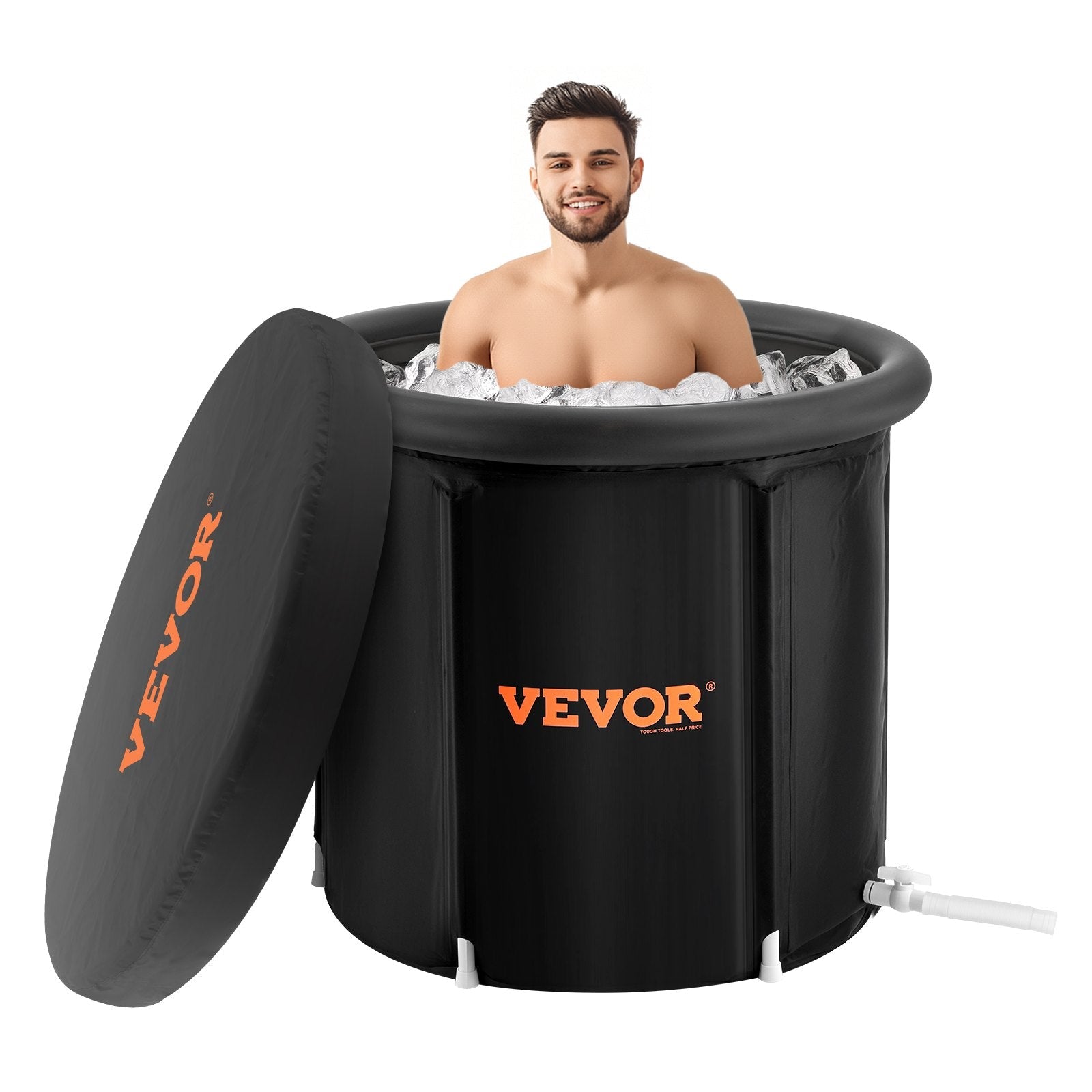 VEVOR Ice Bath Tub for Athlete Cold Water Therapy Plunge Tub Inflatable Bathtub 