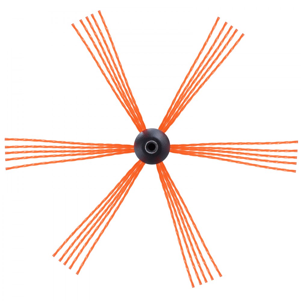 VEVOR 23 Feet Chimney Sweep Kit, w/ 7 Reinforced Nylon Flexible Rods, Ergonomic Chimney Cleaning Brush, 360-Degree Brush Chimney Cleaner, Rich Accessories for Fireplace Flue Home Use Fits most Pipes 