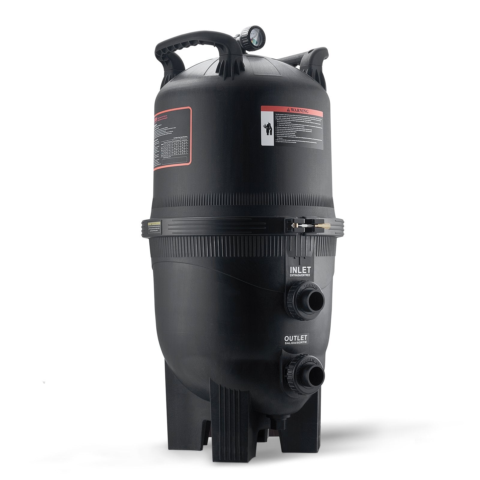 VEVOR Pool Cartridge Filter In/Above Ground Swimming Pool Filtration 525Sq.Ft 