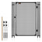 Pool Fence Gate 4 ft x 2.5 ft – Lockable Safety Gate for Inground Pools, Heavy-Duty Mesh & Aluminum Frame