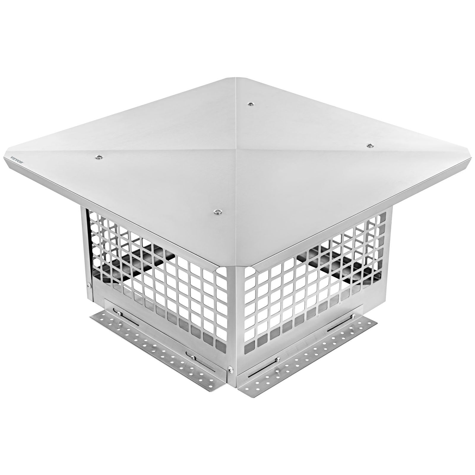 Vevor Chimney Cap Flue Caps 13"x13"fireplace Chimney Cover 304 Stainless Steel 