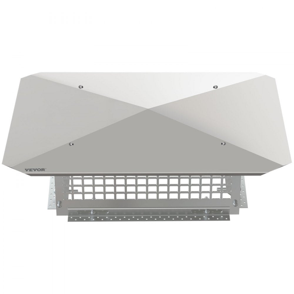 VEVOR Chimney Cap, 17" x 21" Flue Caps, 304 Stainless Steel Fireplace Chimney Cover, Adjustable Metal Spark Arrestor with Bolts Screws, Mesh Chimney Flue Cover for Outside Existing Clay Flue Tile 