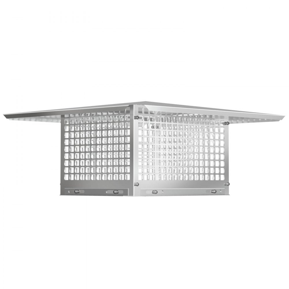 VEVOR Chimney Cap, 17" x 21" Flue Caps, 304 Stainless Steel Fireplace Chimney Cover, Adjustable Metal Spark Arrestor with Bolts Screws, Mesh Chimney Flue Cover for Outside Existing Clay Flue Tile 