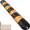 VEVOR Rubber Speed Bump, 1 Pack 2 Channel Speed Bump Hump, 72