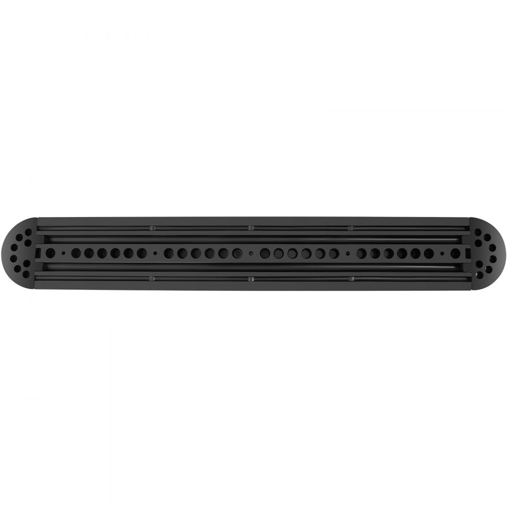 VEVOR Rubber Speed Bump, 1 Pack 2 Channel Speed Bump Hump, 72" Long Modular Speed Bump Rated 22000 LBS Loading, 72.8 x 12.2 x 2.2" Garage Speed Bump for Asphalt Concrete Gravel Driveway with 2 End Cap 
