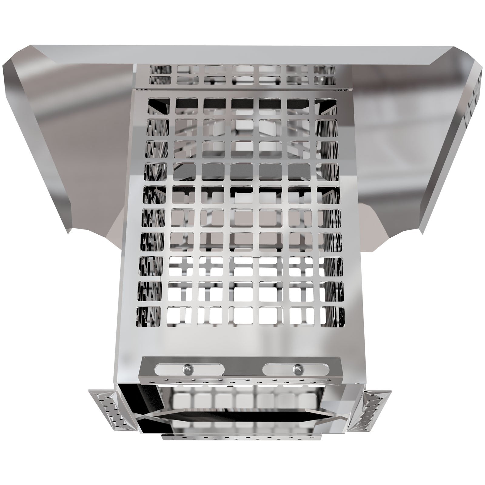 VEVOR Chimney Cap, 8" x 8" Flue Caps, 304 Stainless Steel Fireplace Chimney Cover, Adjustable Metal Spark Arrestor With Bolts Screws , Mesh Chimney Flue Cover for Outside Existing Clay Flue Tile 