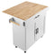 VEVOR Kitchen Island Cart with Solid Wood Top, 35.4