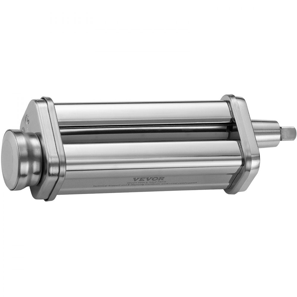 VEVOR Pasta Attachment for KitchenAid Stand Mixer, Stainless Steel Pasta Sheet Roller Attachment, Pasta Maker Machine Accessory with 8 Adjustable Thickness Knob, KitchenAid Pasta Attachment by VEVOR 