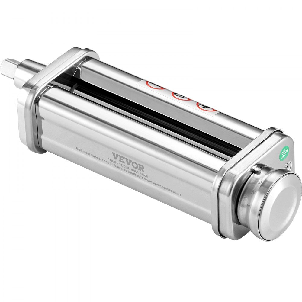 VEVOR Pasta Attachment for KitchenAid Stand Mixer, Stainless Steel Pasta Sheet Roller Attachment, Pasta Maker Machine Accessory with 8 Adjustable Thickness Knob, KitchenAid Pasta Attachment by VEVOR 