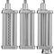 VEVOR Pasta Attachment for KitchenAid Stand Mixer, Stainless Steel Pasta Roller Cutter Set Including Pasta Sheet Roller, Spaghetti and Fettuccine Cutter, 8 Adjustable Thickness Knob Pasta Maker, 3Pcs