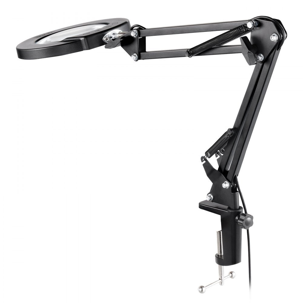 VEVOR 5X Floor Magnifying Glass with Light and Stand LED 5 Color Modes 3-in-1 