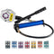 VEVOR Manually Operated AC Hose Crimper FS-7842B Separable Hydraulic Hose Crimper Kit Manual Piston Valve For Aluminum Pump Air Conditioning Repair with 7 Dies Whole Set Handheld AC Hose