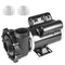 VEVOR 2 Speed SPA Pump, 48-Frame, AC 110-120V Hot Tub SPA Pump, 1.5HP/150GPM/42.65ft High Speed or 0.46HP/70GPM/9.18ft Low Speed, 2