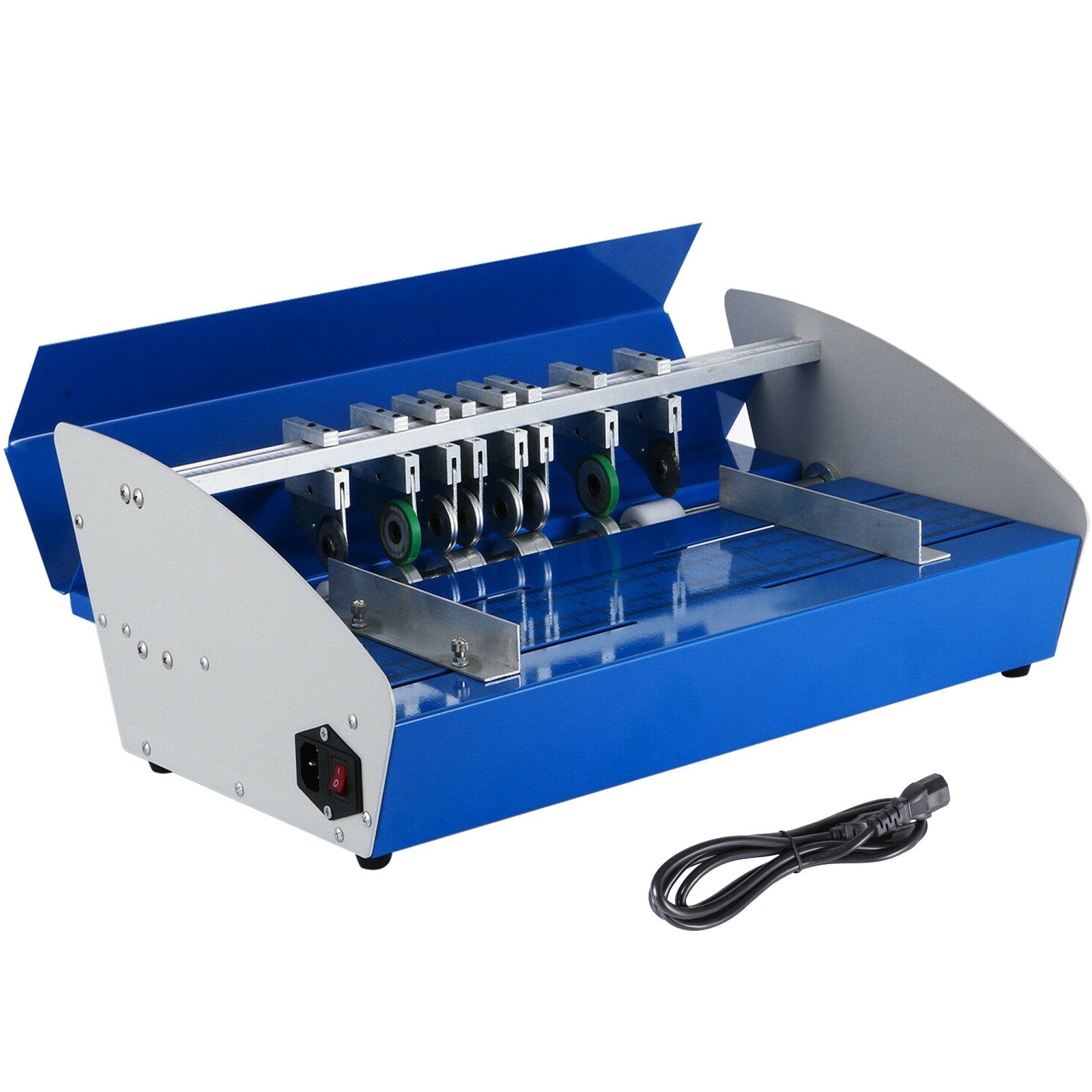 VEVOR Electric Creasing Machine 18 Inch 460mm Paper Creasing Scoring Machine 3 in 1 Creasing Machine with Heavy Duty Metal Present Multi-Function 