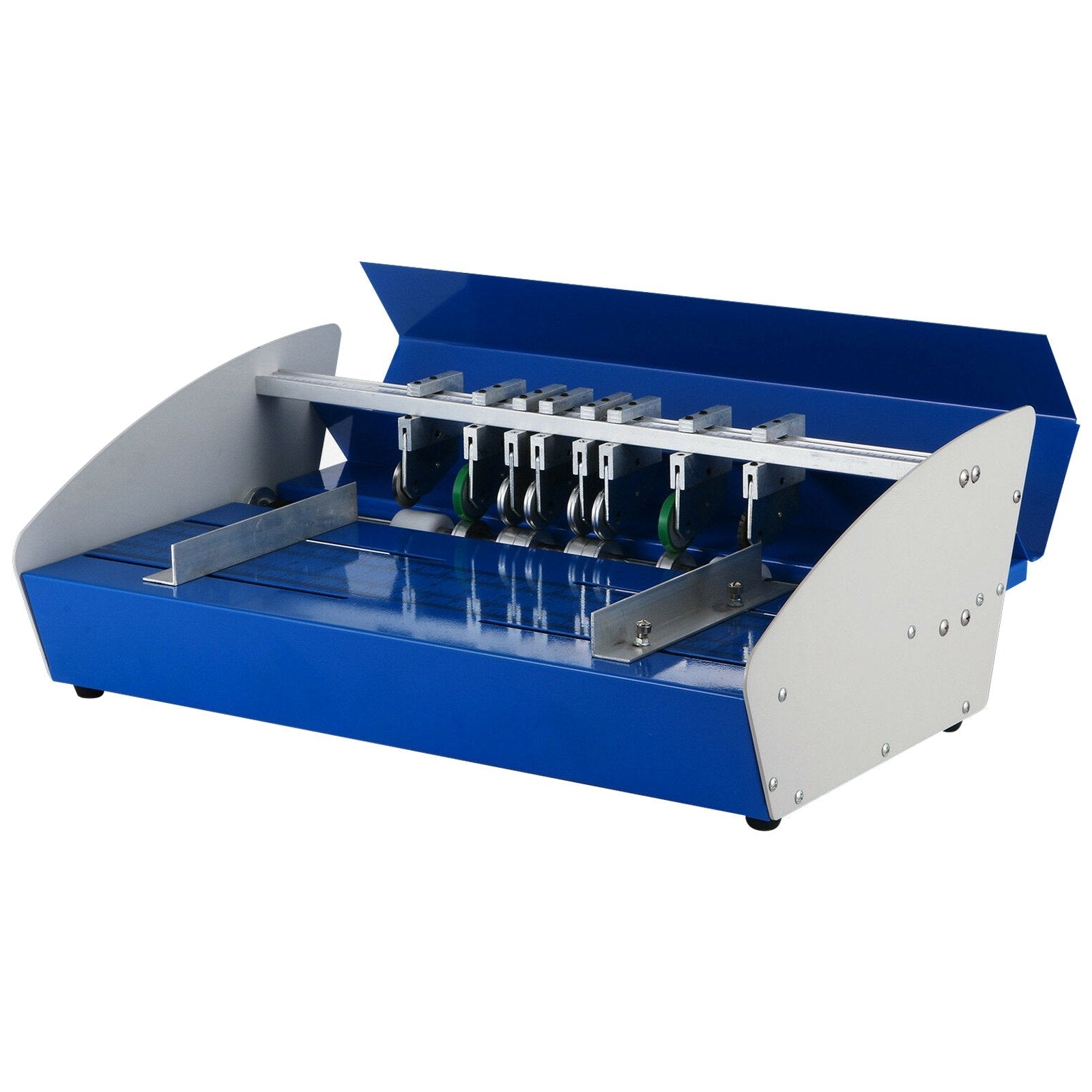 VEVOR Electric Creasing Machine 18 Inch 460mm Paper Creasing Scoring Machine 3 in 1 Creasing Machine with Heavy Duty Metal Present Multi-Function 