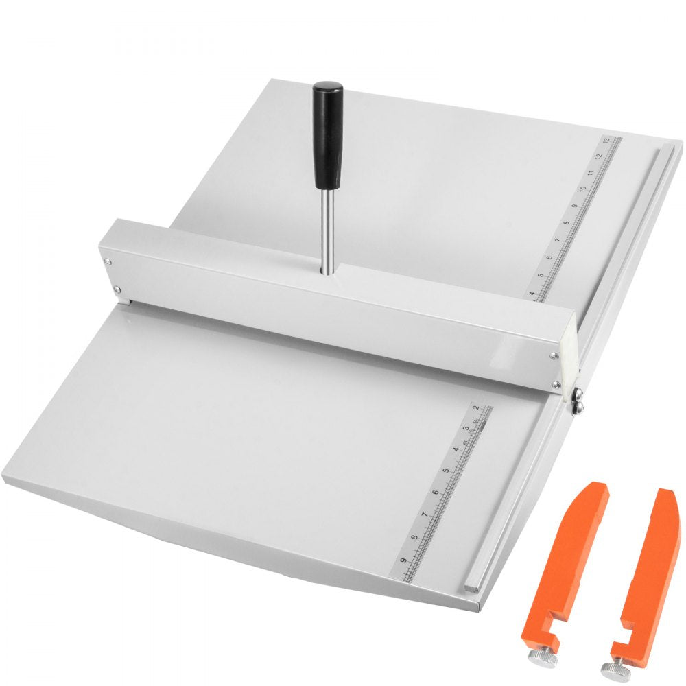 VEVOR Manual Creaser 18Inch 460mm Creasing Machine High Gloss Covers Heavy Duty Creaser with 2 Magnetic Block for A4 Paper Card 
