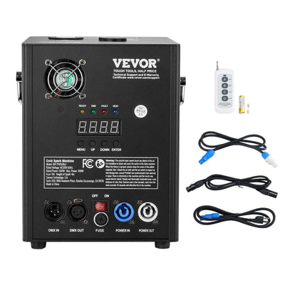 VEVOR Cold Spark Firework Machine 500W 6.6-13ft Stage DJ Wedding Event Party 