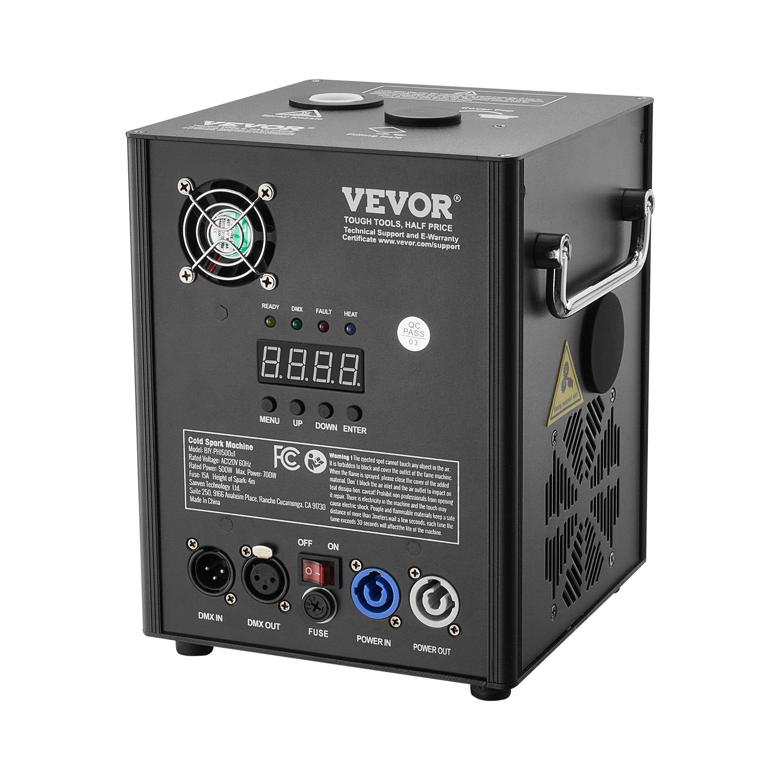 VEVOR Cold Spark Firework Machine 500W 6.6-13ft Stage DJ Wedding Event Party 
