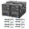 VEVOR Cold Spark Firework Machine x4 500W 6.6-13ft Stage DJ Wedding Event Party