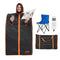 VEVOR Sauna Blanket for Detoxification, 1050W Portable Far Infrared Sauna Tent for Home, 104- 167?, 1-60 Minutes Timer , Personal Sauna Box for Home Spa Indoor Black 27.56 x 31.5 x 38.58 inch