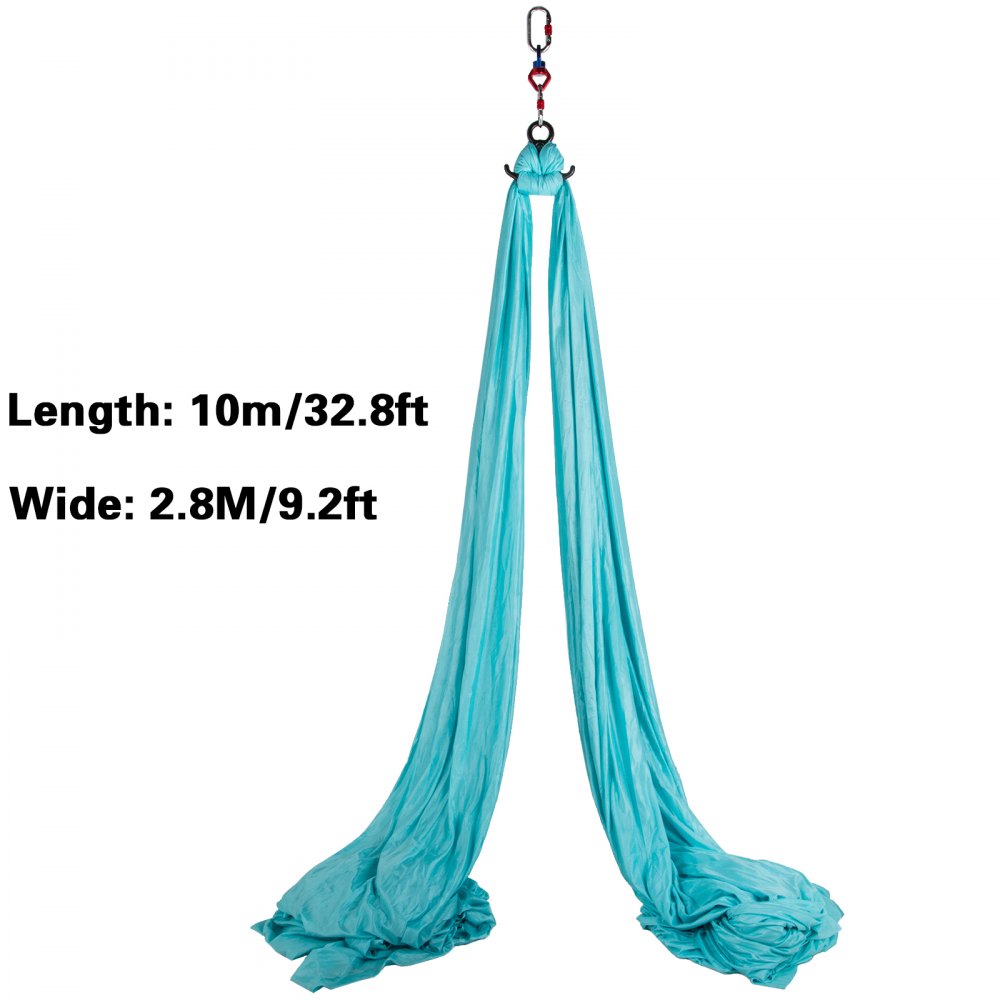 Aerial Silks Yoga Swing Kit 11 Yards Long Yoga Hammock For Aerial Yoga Fly Dance 