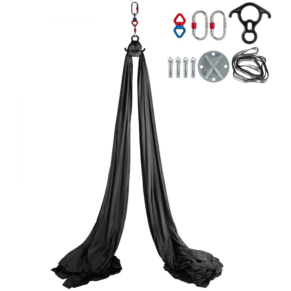 Aerial Trapeze Hammock 11 Yards fit Yoga Swing Stand Antigravity Silks 10Mx2.8M 