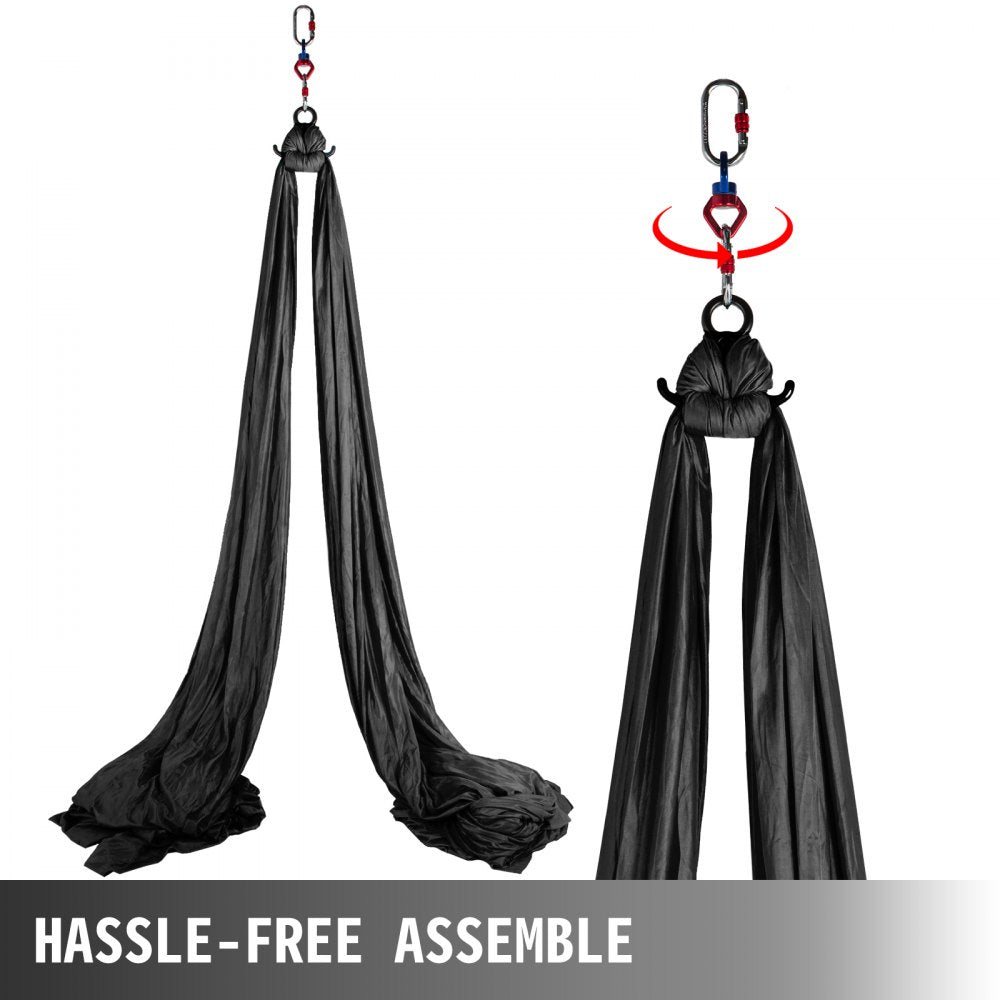 Aerial Trapeze Hammock 11 Yards fit Yoga Swing Stand Antigravity Silks 10Mx2.8M 