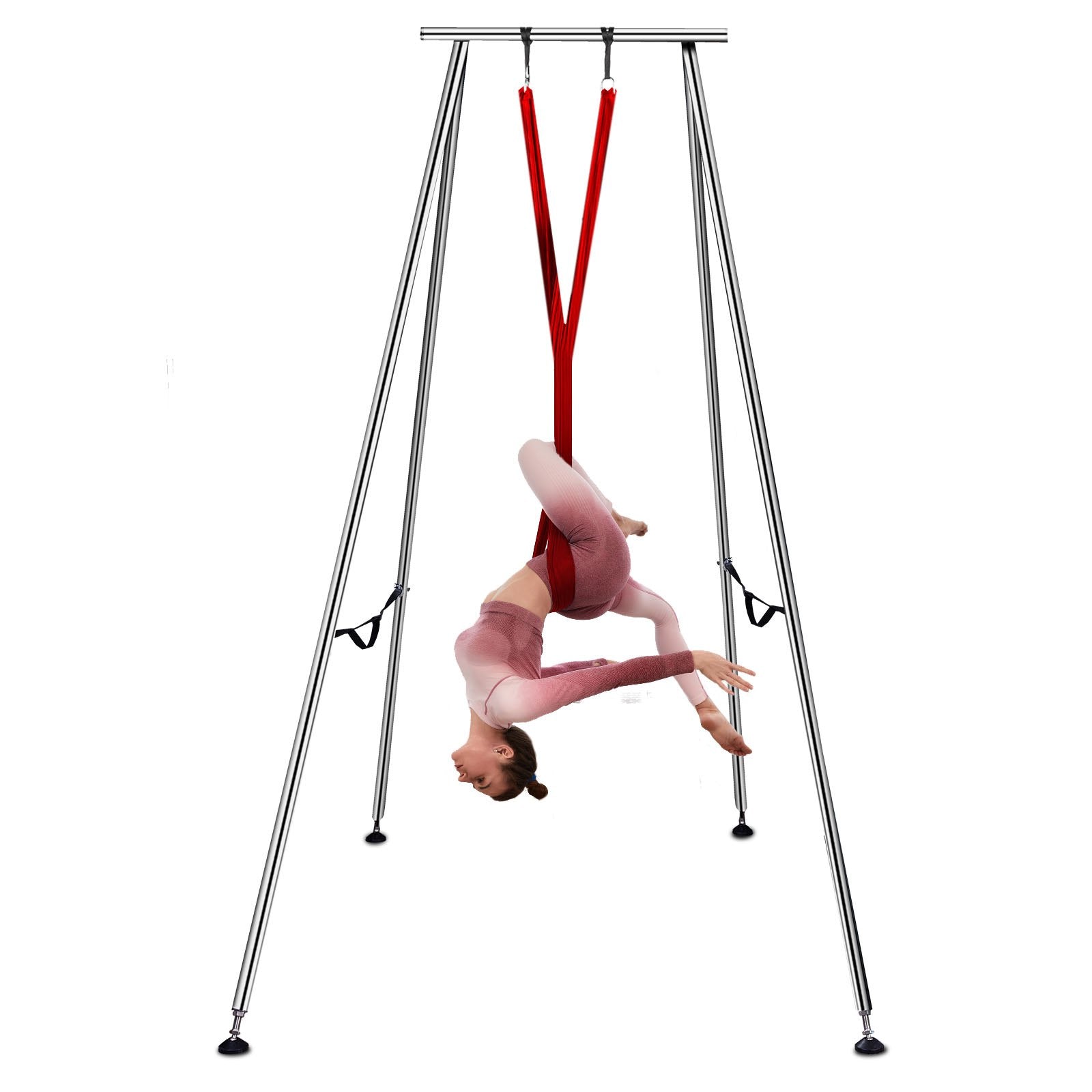 Portable Aerial Yoga Frame Yoga Stand Steel Pipe Yoga Swing Stand Indoor 