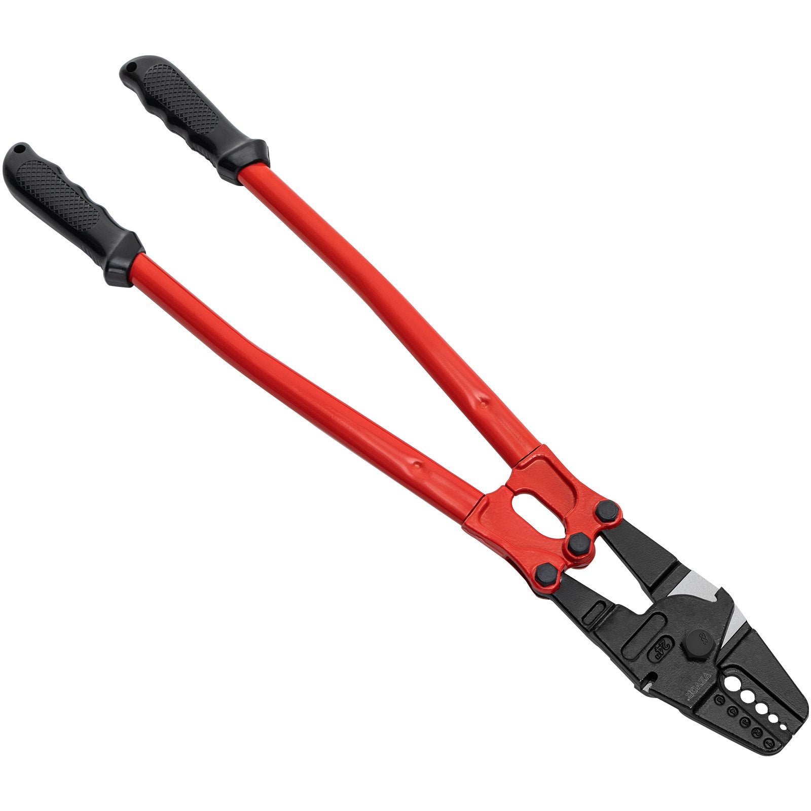 VEVOR Hand Swager Crimper Swaging Tool for Copper Aluminum Oval Sleeves and Stop Sleeves Wire Rope Crimping Tool Propress Swage Tool Long Handle Labor Save (24 Inch) 