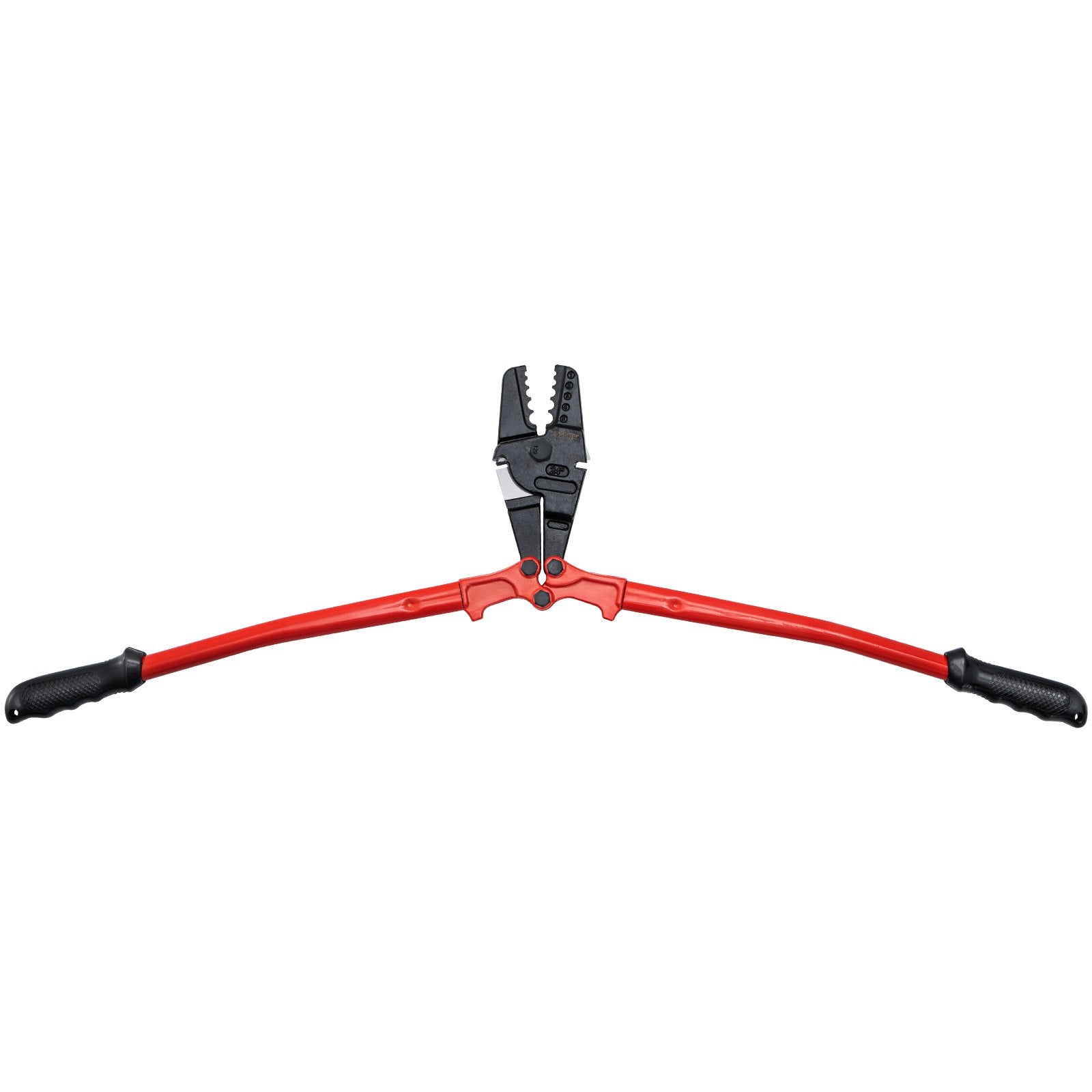 VEVOR Hand Swager Crimper Swaging Tool for Copper Aluminum Oval Sleeves and Stop Sleeves Wire Rope Crimping Tool Propress Swage Tool Long Handle Labor Save (24 Inch) 