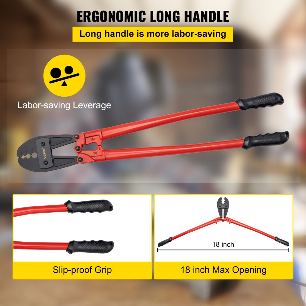 VEVOR 30 Inch Hand Swager Crimper 3 Cavity 5/32 1/4 5/16inch Swaging Tool for Copper Aluminum Oval Sleeves and Stop Sleeves Wire Rope Crimping Tool Propress Swage Tool Long Handle Labor Save 
