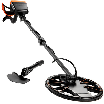 VEVOR Metal Detector for Adults & Kids, 10 Inch Waterproof Search Coil with LCD Display 7 Modes, Adjustable 41''-52'' Aluminum Stem, DSP Chip Higher Accuracy Gold Detector 10'' Detection Depth 