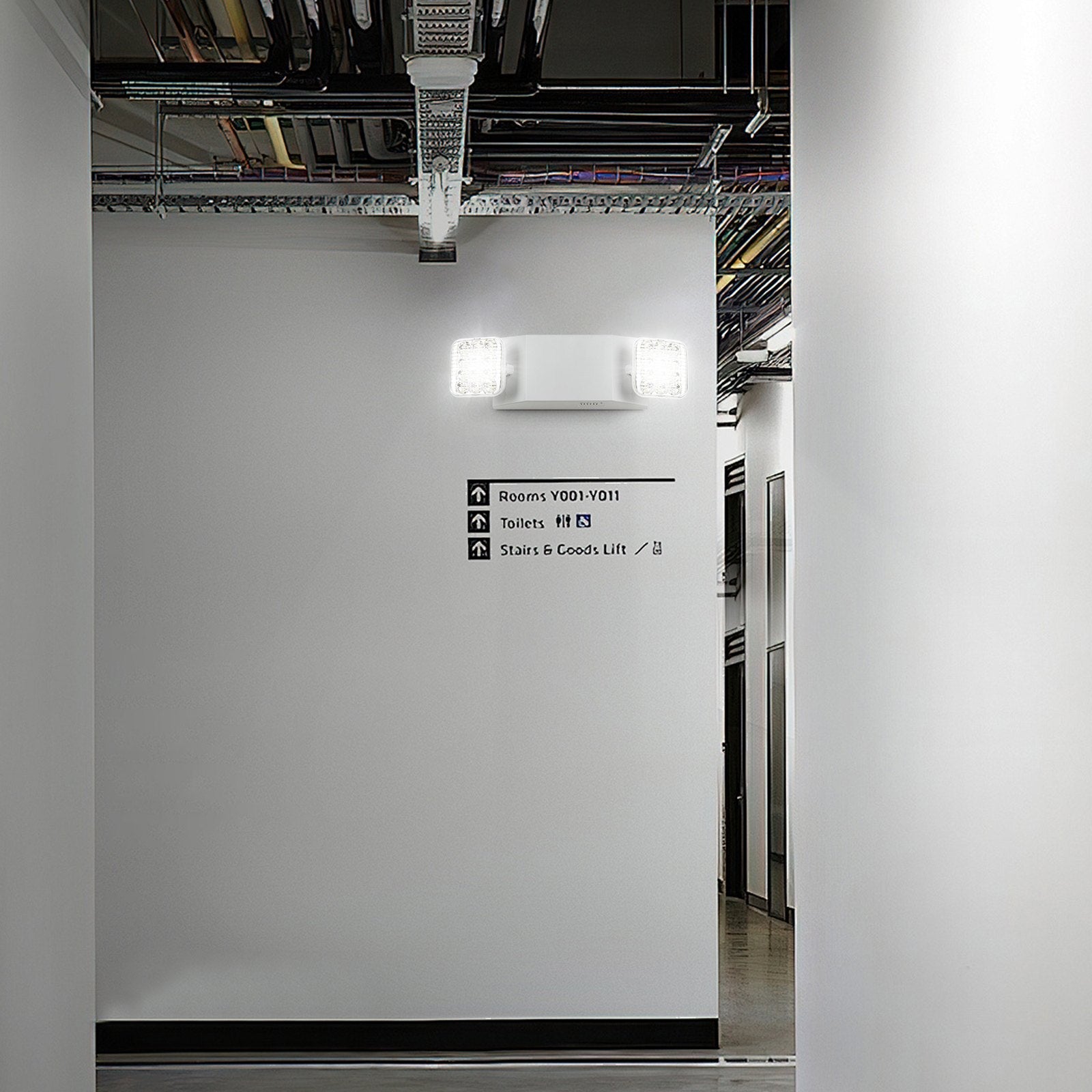 VEVOR 24 PCs Commercial Emergency Light LED Exit Lighting Fixture Backup Battery 