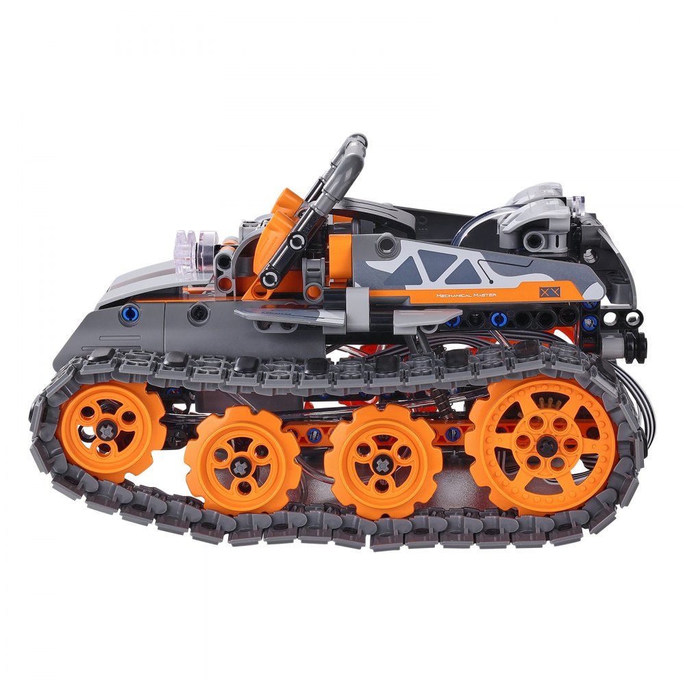 VEVOR STEM Building Toys for Kids 5 in 1 App & Remote Control Car/Robot 554 PCS 
