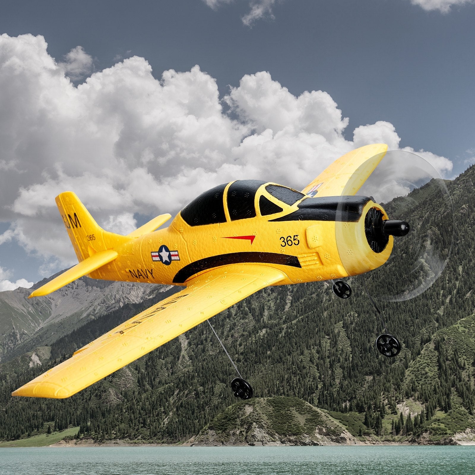 VEVOR RC Airplane Trainer Aircraft EPP Foam RC Plane Toy 2.4 GHz Remote Control 