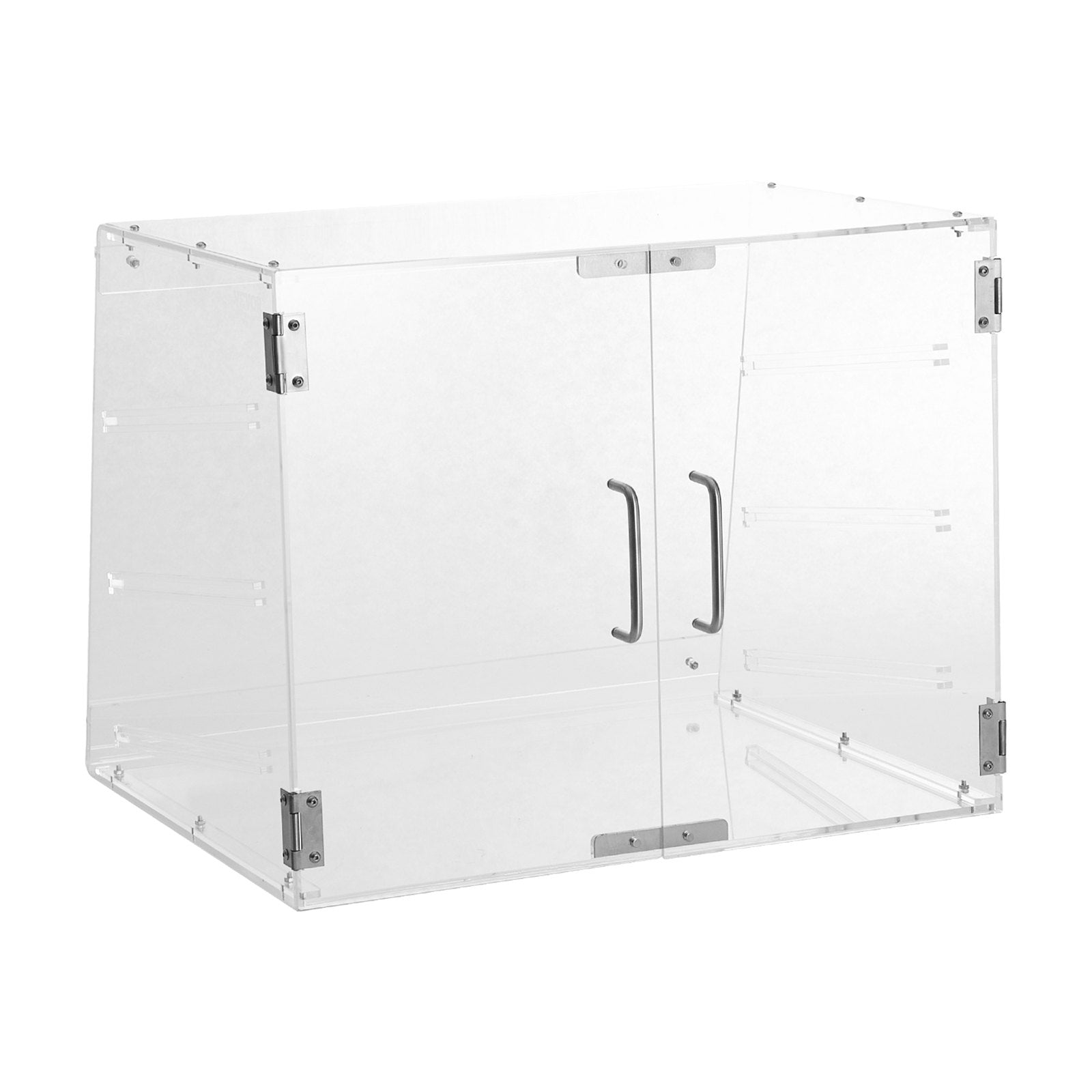 VEVOR Pastry Display Case, 3-Tier Commercial Countertop Bakery Display Case, Acrylic Display Box with Rear Door Access & Removable Shelves, Keep Fresh for Donut Bagels Cake Cookie, 20.7"x14.2"x16.3" 