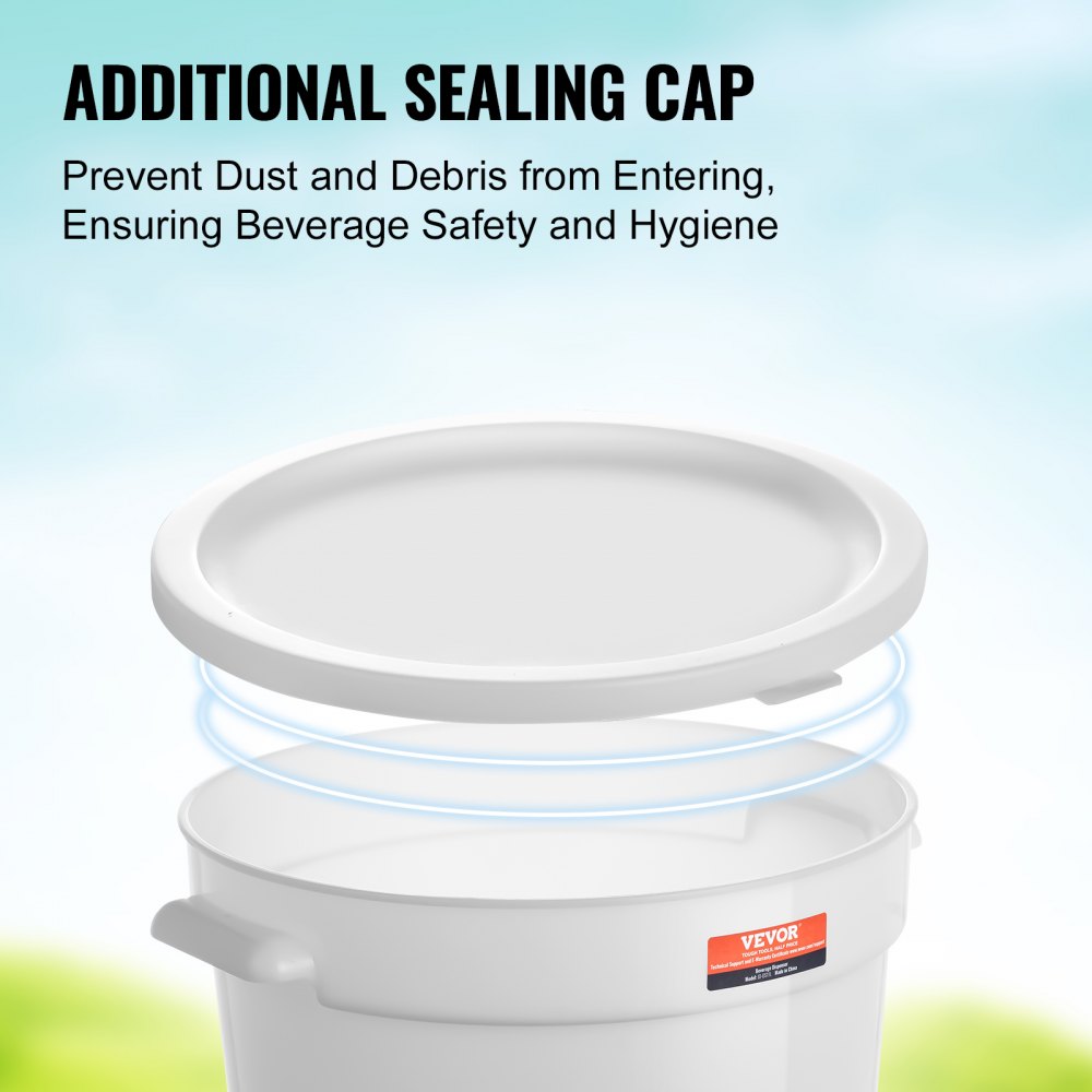 VEVOR Beverage Dispenser, 3 Gallon Drink Dispensers for Parties, Plastic Juice Dispenser with Spigot and Lid, Iced Tea Lemonade Juice Water Dispenser, for Restaurants, Hotels, Parties 