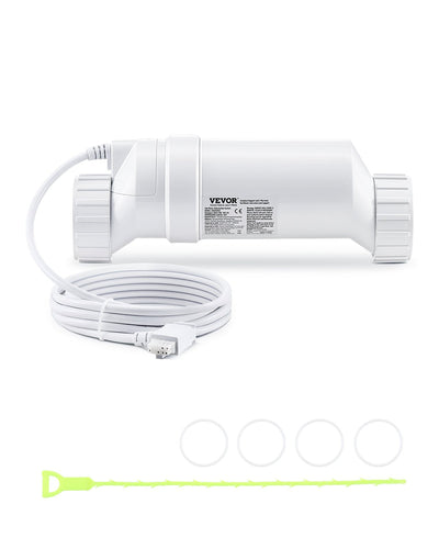 VEVOR Salt Water Chlorinator System W3T-Cell-9 for In-Ground Pool 25000 Gallons 
