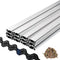 VEVOR Greenhouse Wiggle Wire &Aluminum Alloy Spring Lock U-Channel 6.56ft 40PCS