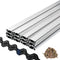 VEVOR Greenhouse Wiggle Wire &Aluminum Alloy Spring Lock U-Channel 6.56ft 50PCS